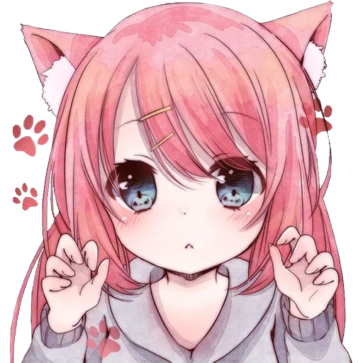 neco kawai, anime lucu, anime yang lucu, anime kawai neko, pola anime lucu