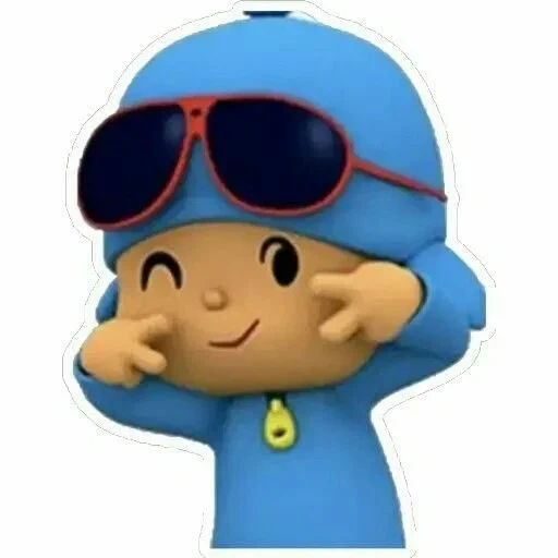 poreso, le défunt est en colère, poreso crie, dessin animé, allons pocoyo