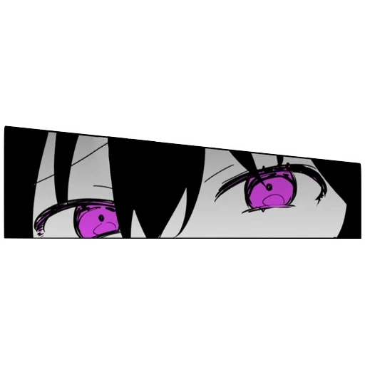 figure, anime eyes, cartoon eye, sarin gamanga, evil eye anime