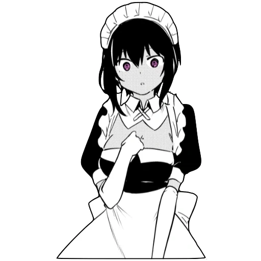 maid, cartoon, recently, maid, anime maid