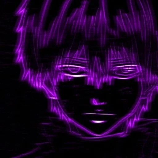 neón, oscuridad, pequeño wayne, terror en tokyo, dibujos violetas