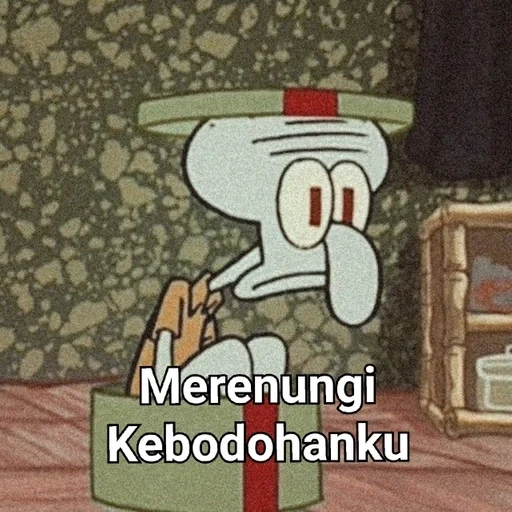 squidward, swedvoda, squidward pecundang, elastisitas squidwald, spongebob square pants