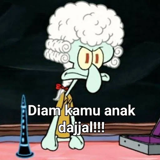 wig squidward, squidward spongebob, spongebob square pants, squidward dari ny dentels, spongebob square pants profesor scwidward