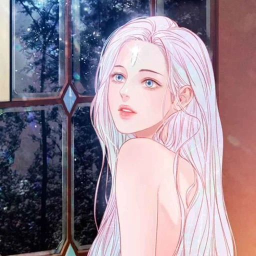 manhua, anime girl, mysterious cartoon, picture cute animation, cartoon girl