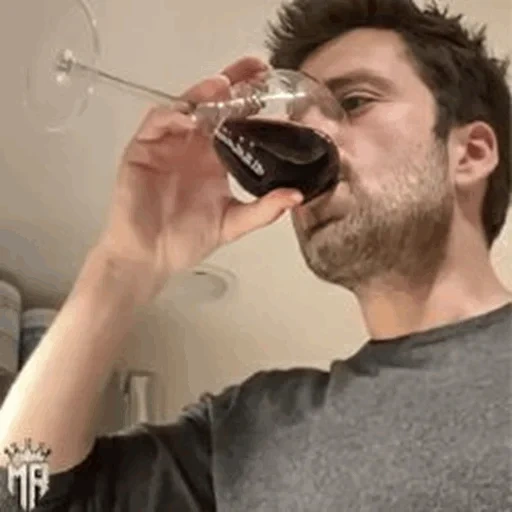 tipo, umano, il maschio, degustazione di vino, taster di vino