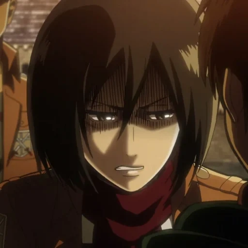 атака титанов, леви атака титанов, микаса атака титанов, mikasa ackerman icon, микаса атака титанов злиться