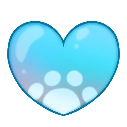 cuore blu, cuore blu, cuore blu, l'emoji è blu, l'emoji è un cuore bianco
