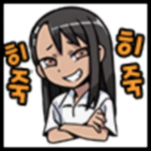 nagatoro, long thoreau, long thoreau chibi