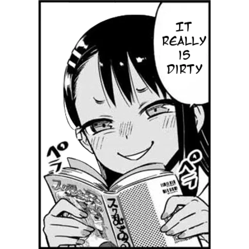 nagatoro, anime manga, beliebter manga, nagatoro manga gefühle, manga verspottet den nagatoro nicht