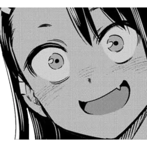 immagine, nagatoro chan, personaggi anime, nagatoro stupore, nagatoro san happy