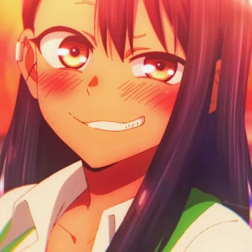 nagatoro san, yuki nagatoro, gambari senpai, anime charaktere, elena zavyalova