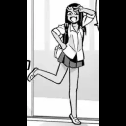 imagen, manga de anime, chica anime, nagatoro nutoto, personajes de anime