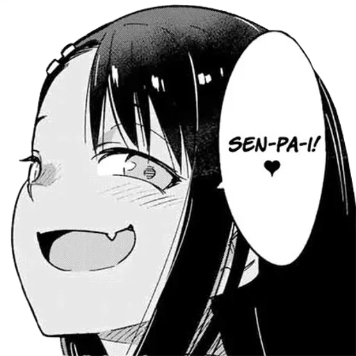 ahegao, gambar, nagatoro, manga anime, nagatoro ahegao