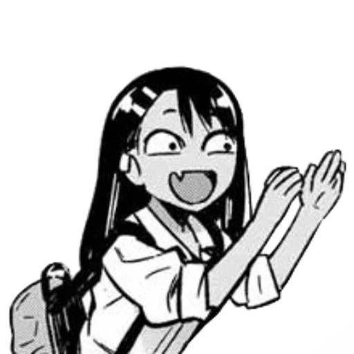 nagatoro, montanha long thoreau, motivo de cauda longa, nagato san mema, please don t bully me nagatoro