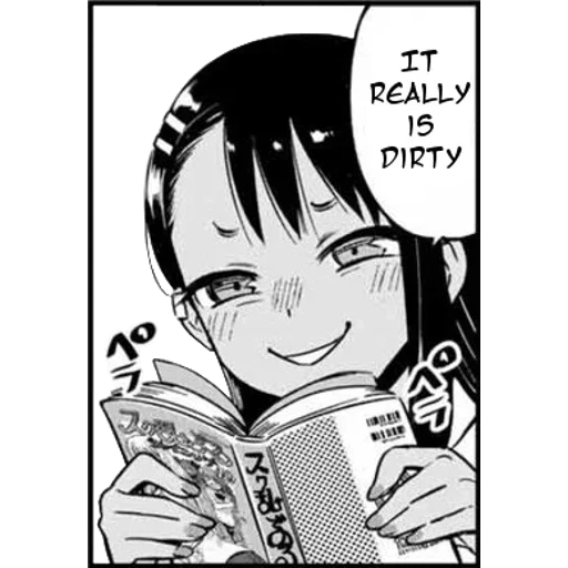 nagatoro, nagatoro san dodzinsi, nagatoro manga emotions, manga do not mock the nagatoro, manga do not mock the nagatoro