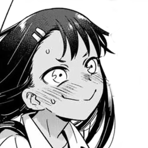 immagine, manga nagatoro, nagatoro san hjt, nagatoro san happy, emozioni del manga nagatoro