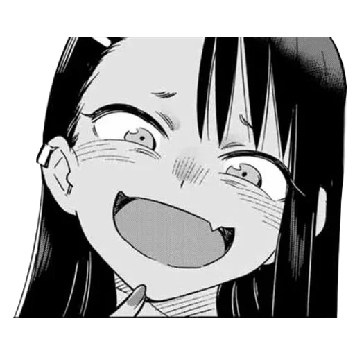 picture, nagatoro, anime characters, gas spring, nagatoro ahegao