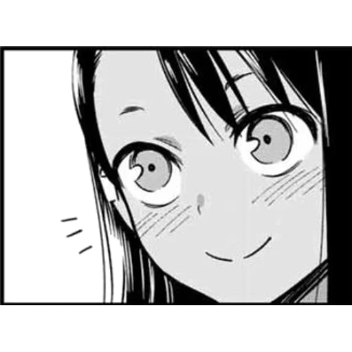 gambar, manga nagatoro, nagatoro stupor, nagatoro san manga wajah