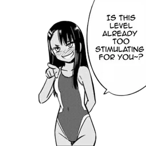 manga anime, manga nagatoro, personnages d'anime, fun the nagatoro, ne vous moquez pas du nagatoro