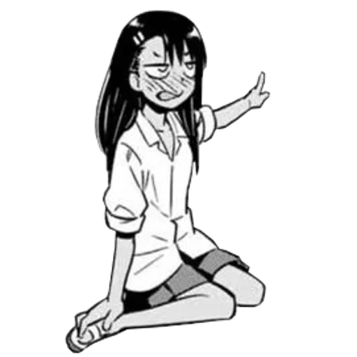 nagatoro san, hasa nagatoro, nagatoro watsap, gambar nagatoro, stiker nagatoro