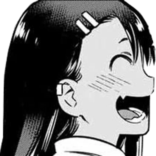 gambar, nagatoro chan, karakter anime, nagatoro mangahons, emosi manga nagatoro