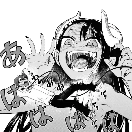 ahegao, immagine, toby ahegao, nagatoro ahegao, adesivi nagatoro