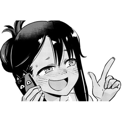 immagine, faccia nagatoro, meme nagatoro, manga nagatoro, nagatoro san emotions