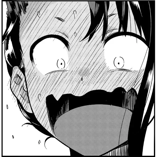 bild, mangs gesicht, anime manga, nagatoro ahegao, nagatoro manga ahegao