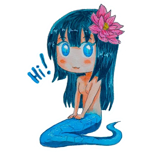 mermaids, gacha mermaid, anime mermaid, anime drawings, my wife is a mermaid anime