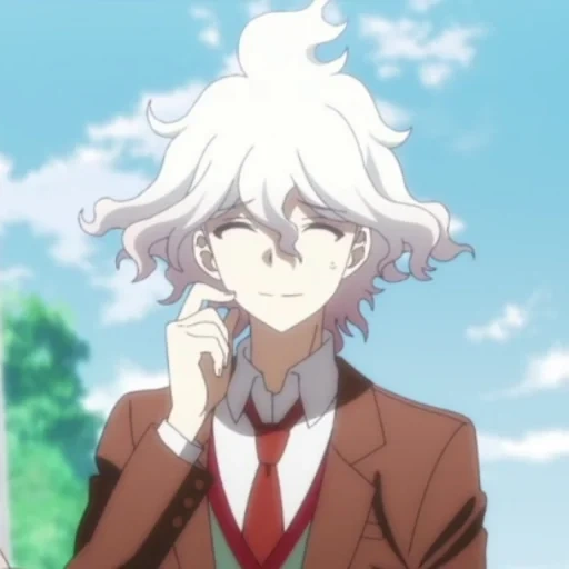 nagito, nagito, komaeda, nagito komaeda, screenshot di dangan rompa nudo oda anime