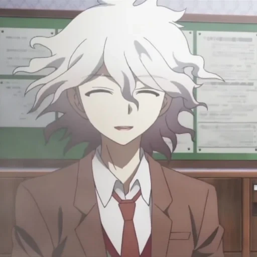 nagato oda, glatzkopf oda anime, anime danganronpa nagito, tangan lompa najito comatian, anime danganronpa staffel 3 nagito