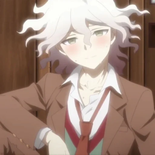 komaeda, nagito komaeda, anime nagito komeeda, anime dangganronpa nagito, danganronpa 3 nagito nagito