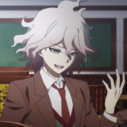 fotos nuas, kutian guangnan, nagito komaeda, animação careca oda, animação danganronpa nagito