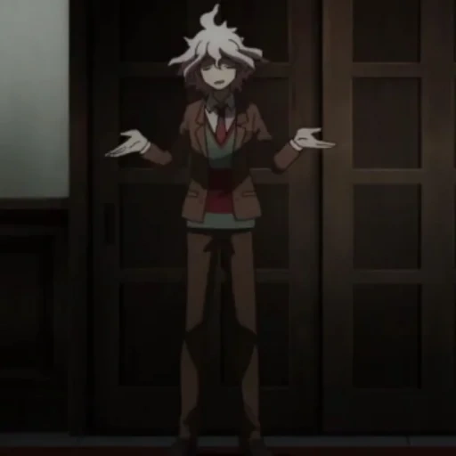 nagito komaeda, anime danganronpa, anime nagito komaeda, seiko kimura nagito komaad, tenrou sirius el jaeger larisa