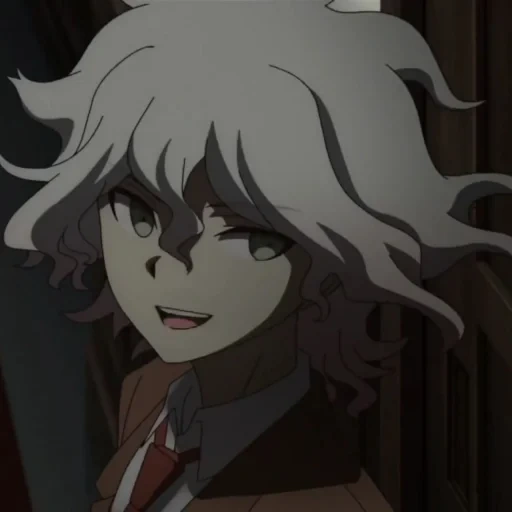 nagato oda, nagito komaeda, glatzkopf oda anime, anime danganronpa nagito, danganronpa trigger happy havoc