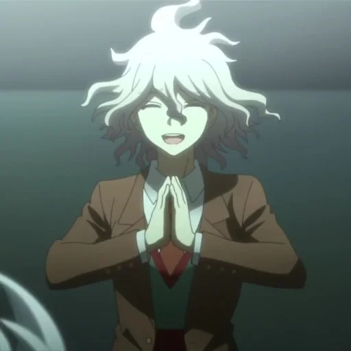 komaeda, kutian guangnan, dangan longpa najito, animação careca oda, animação danganronpa nagito