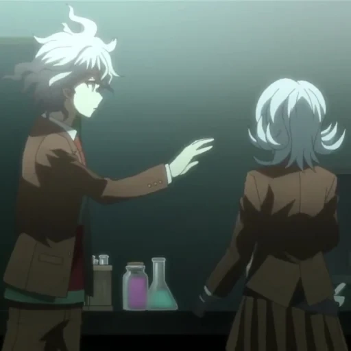 nagito komaeda, dangganronpa 3 anime, anime dangganronpa nagito, dangganronpa 3 anime nagito, superdanghanrona 2.5 nagito komaeda destroyer of the world 2017