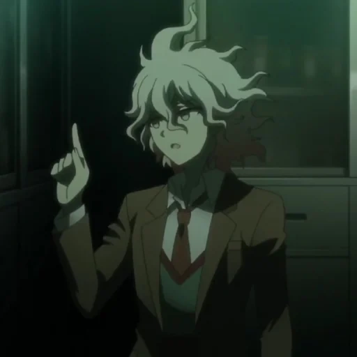 kutian guangnan, nagito komaeda, animação kiznayver, animação careca oda, animação danganronpa nagito