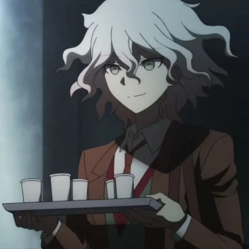 комаэда, komaeda, nagito komaeda, ронпа 3 отчаяние, аниме данганронпа нагито