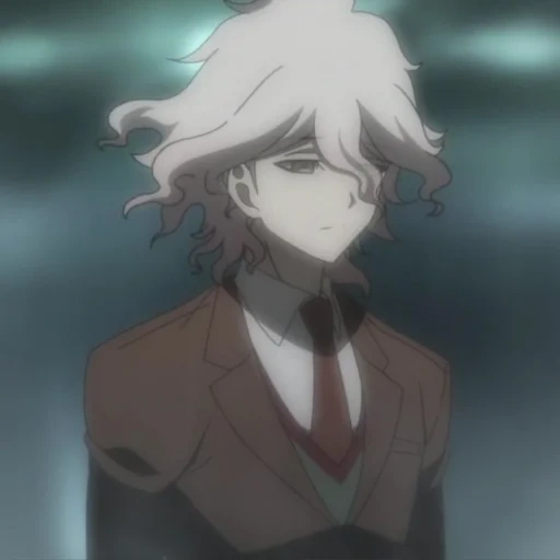 oda, mitsuda mitsuo, nagito komaeda, glatzkopf oda anime, anime danganronpa nagito