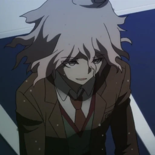 oda, kutian guangnan, komaeda nagito, animação careca oda, captura de tela de anime oda nua de dan ganlongpa