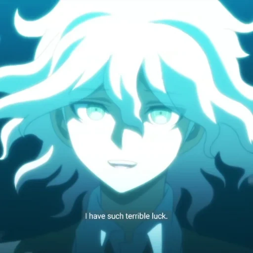 animação, oda changteng, nagito komaeda, papel de animação, danganronpa ova 2.5