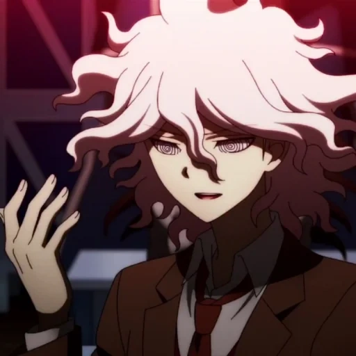 oda nagato, nagito komaeda, nagito dangan longpa, anime danganronpa nagito, super dangan longpa 2.5 bald oda