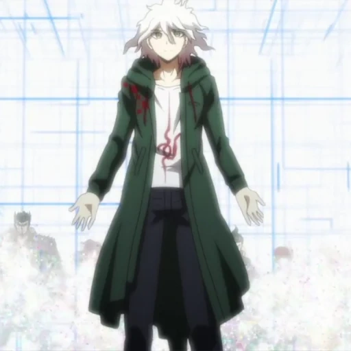 oda, komaeda, mitsuo mitsuta, nagito komaeda, super danganronpa 2.5 ova komaeda nagito to sekai no hakaisha