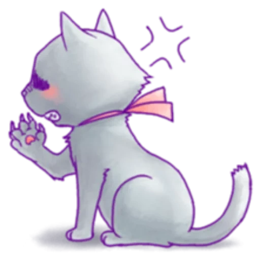 cat, cat, animal cats, figure of the kitten, line cat amino