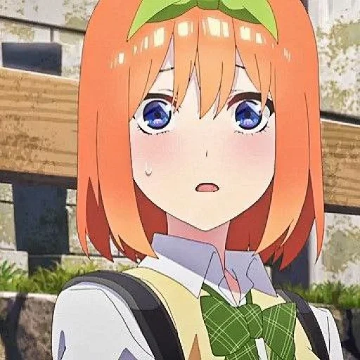 anime, animation simplicity, anime girl, yotsuba nakano, cartoon characters