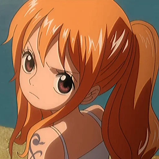 anime, nami anime, anime cute, little nami, anime charaktere