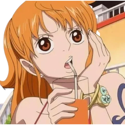 kita, nami, anime, kami van, karakter anime