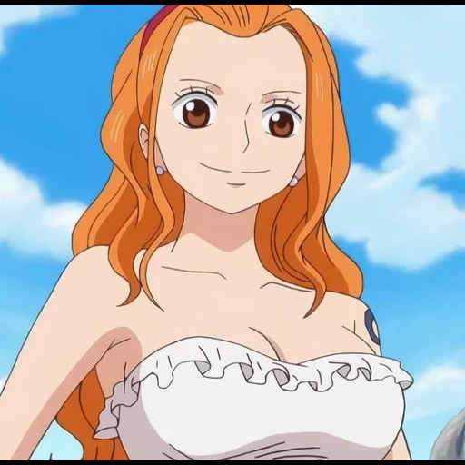 nano, nami, anime, nami van pis 18, karakter anime