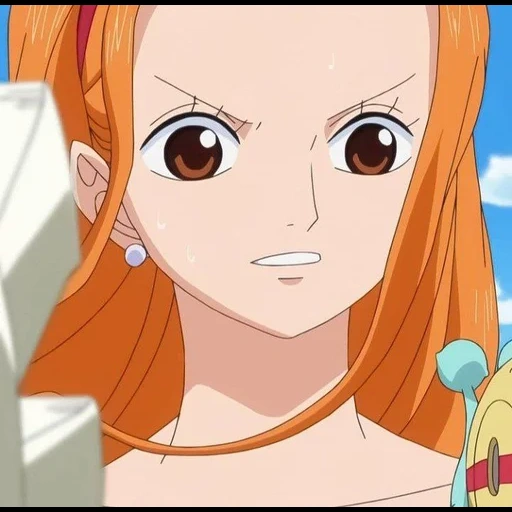 nano, nami, van pis nano, one piece nami, papel de animação